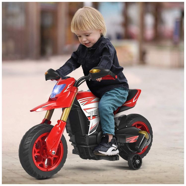 Moto-Eletrica-Infantil-HONEY-JOY-a-Bateria-6V-com-Sons-e-foto-1