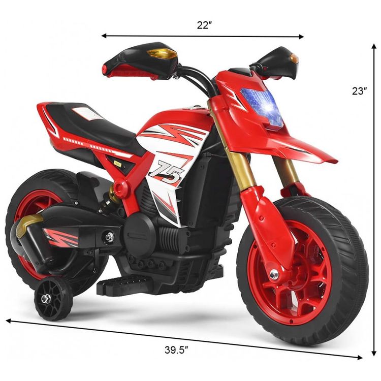 Moto-Eletrica-Infantil-HONEY-JOY-a-Bateria-6V-com-Sons-e-foto-3