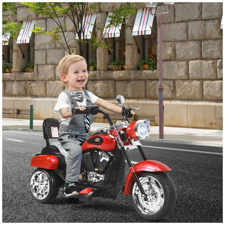 Moto-Eletrica-Infantil-Costzon-a-Bateria-6V-3-Rodas-com-Sons-foto-2