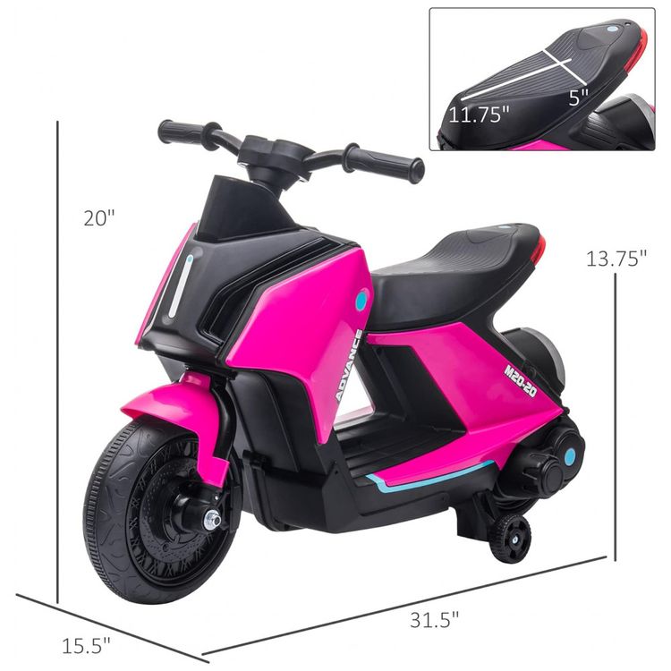 Moto-Eletrica-Infantil-a-Bateria-6V-com-Sons-e-Luzes-Idade-foto-2