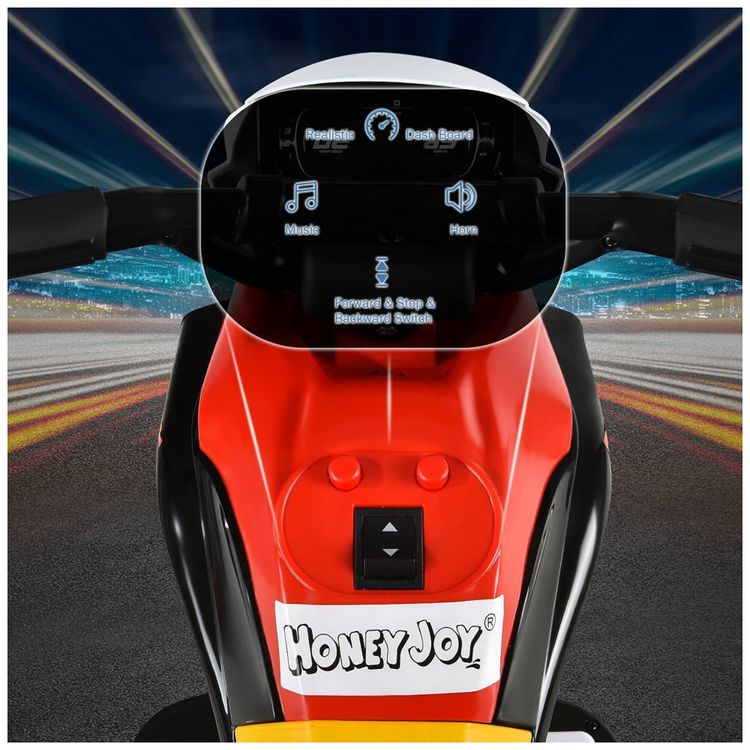 Moto-Eletrica-Infantil-HONEY-JOY-a-Bateria-6V-com-Sons-e-foto-3