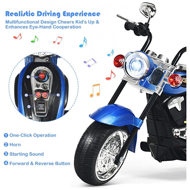 Moto-Eletrica-Infantil-HONEY-JOY-a-Bateria-6V-3-Rodas-com-foto-4