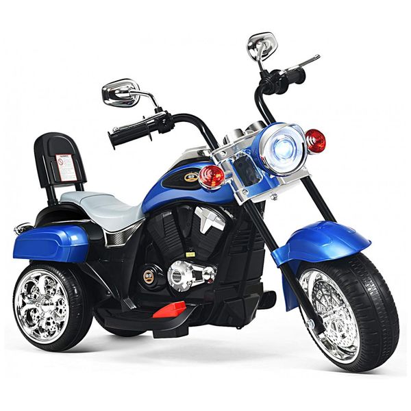 Moto-Eletrica-Infantil-HONEY-JOY-a-Bateria-6V-3-Rodas-com-foto-0