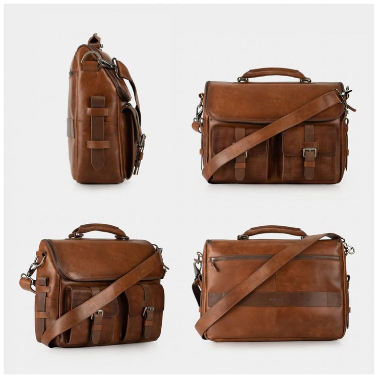 Bolsa-Maleta-de-Couro-Unissex-para-Laptop-VELEZ-Preto-foto-1