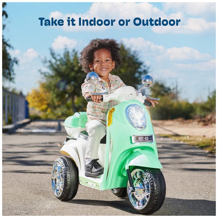 Moto-Eletrica-Infantil-Bateria-12V-3-Rodas-com-Luzes-e-Sons-foto-3