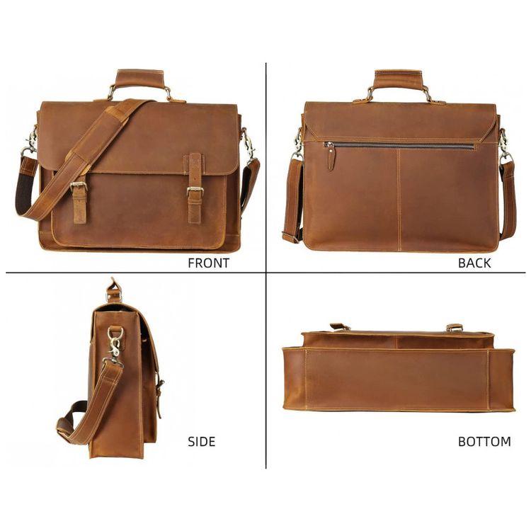 Bolsa-Maleta-de-Couro-Unissex-para-Laptop-UBANT-Marrom-foto-3