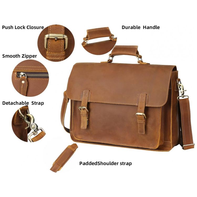Bolsa-Maleta-de-Couro-Unissex-para-Laptop-UBANT-Marrom-foto-4