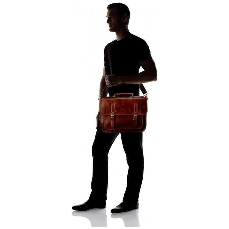 Bolsa-Maleta-Fossil-de-Couro-Unissex-para-Laptop--Marrom-foto-5