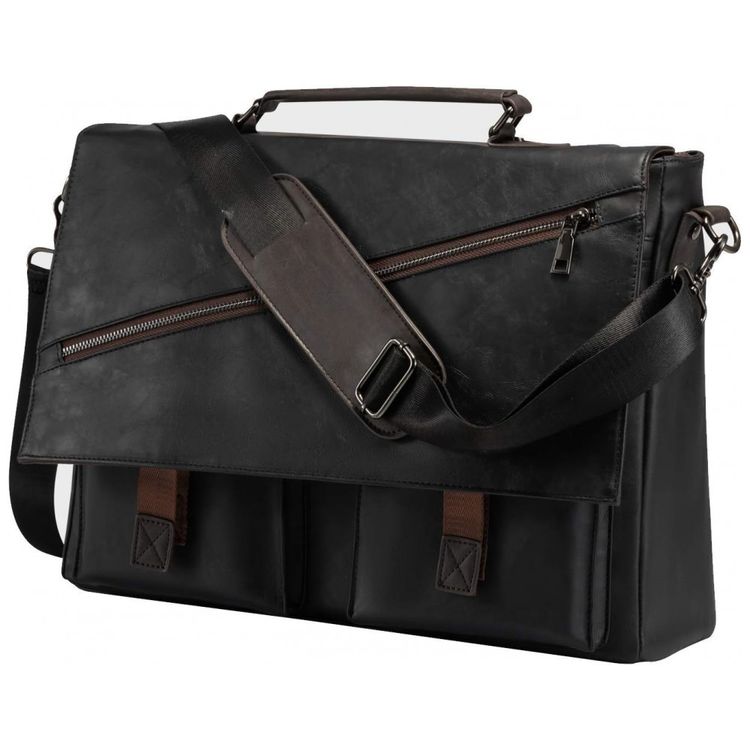 Bolsa-Maleta-de-Couro-Sintetico-Unissex-para-Laptop-foto-0