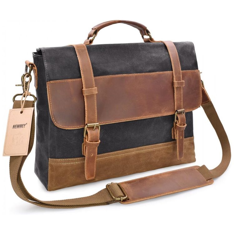 Bolsa-Maleta-Couro-de-Cavalo-Unissex-para-Laptop-NEWHEY-foto-0