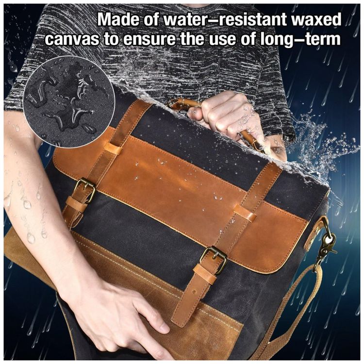 Bolsa-Maleta-Couro-de-Cavalo-Unissex-para-Laptop-NEWHEY-foto-1