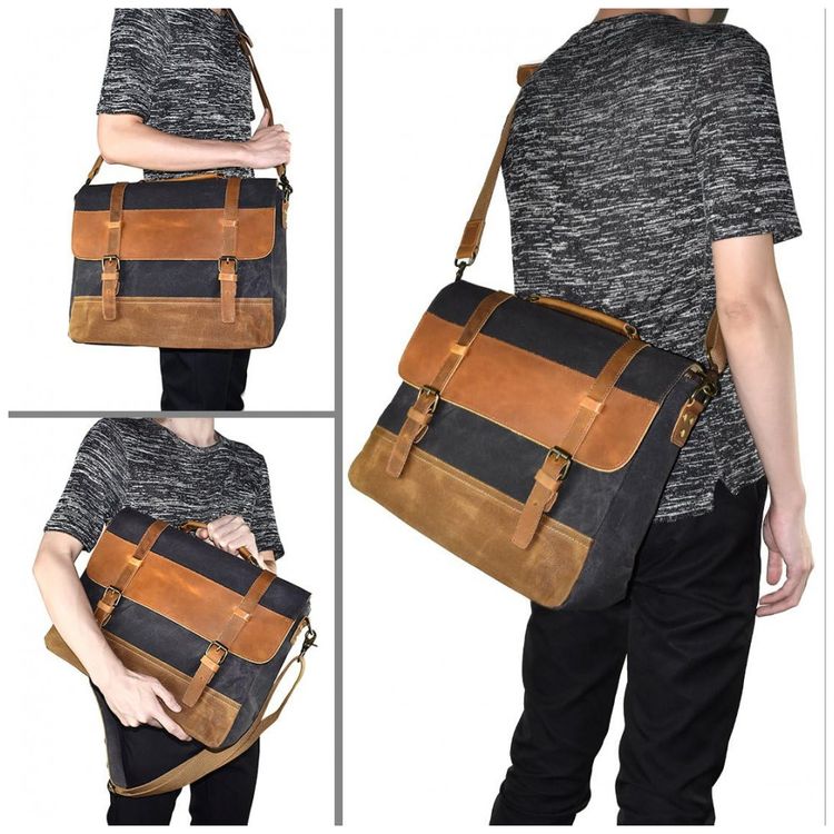 Bolsa-Maleta-Couro-de-Cavalo-Unissex-para-Laptop-NEWHEY-foto-5