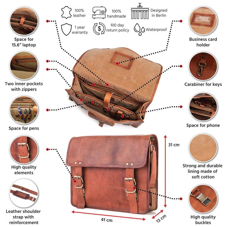 Bolsa-Maleta-de-Couro-Unissex-para-Laptop-BERLINER-BAGS-foto-1