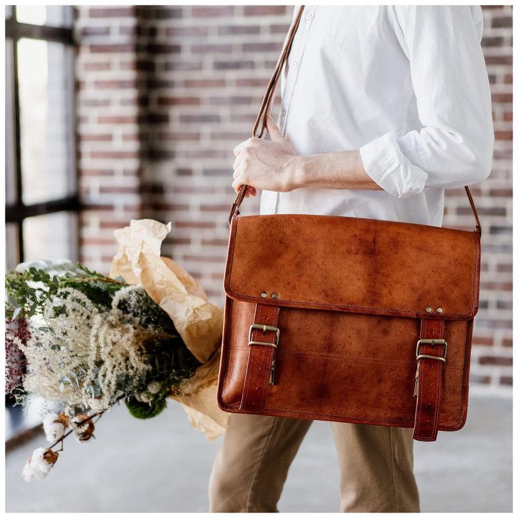 Bolsa-Maleta-de-Couro-Unissex-para-Laptop-BERLINER-BAGS-foto-5
