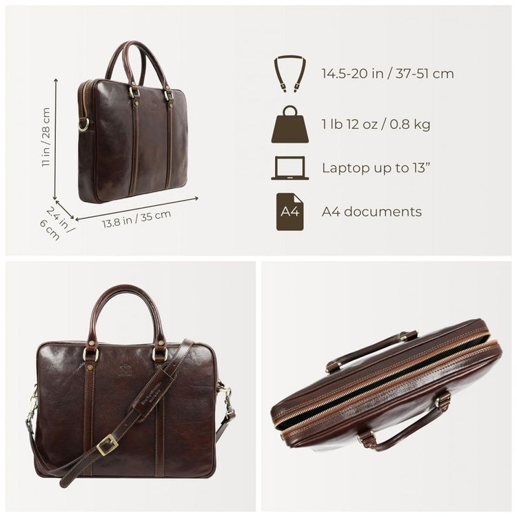 Bolsa-Maleta-de-Couro-Unissex-para-Laptop-TIME-RESISTANCE-foto-3