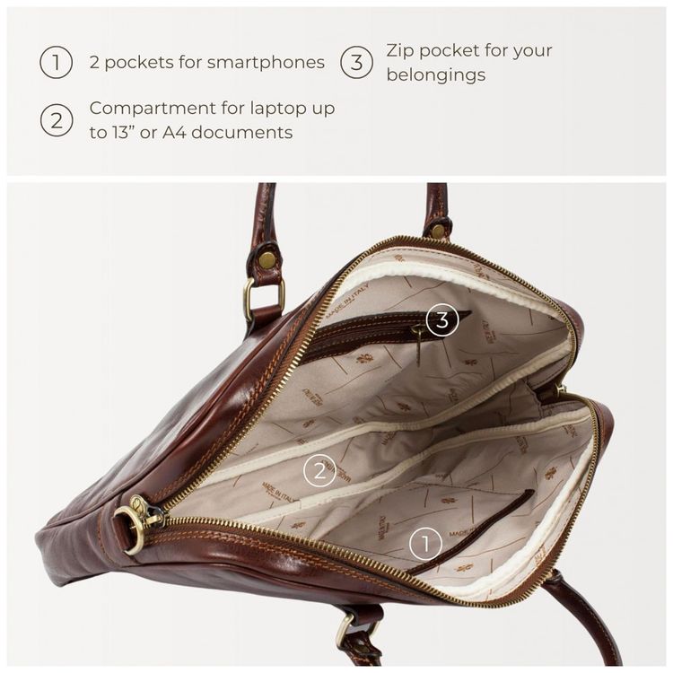 Bolsa-Maleta-de-Couro-Unissex-para-Laptop-TIME-RESISTANCE-foto-4