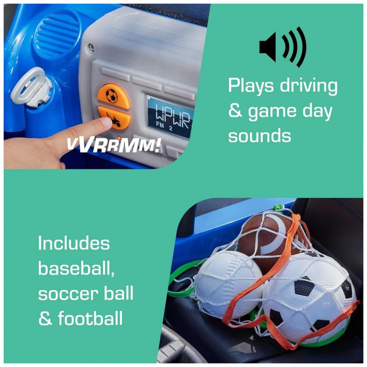 Carro-Infantil-Eletrico-a-Bateria-12V-com-2-Assentos-e-Sons-foto-3