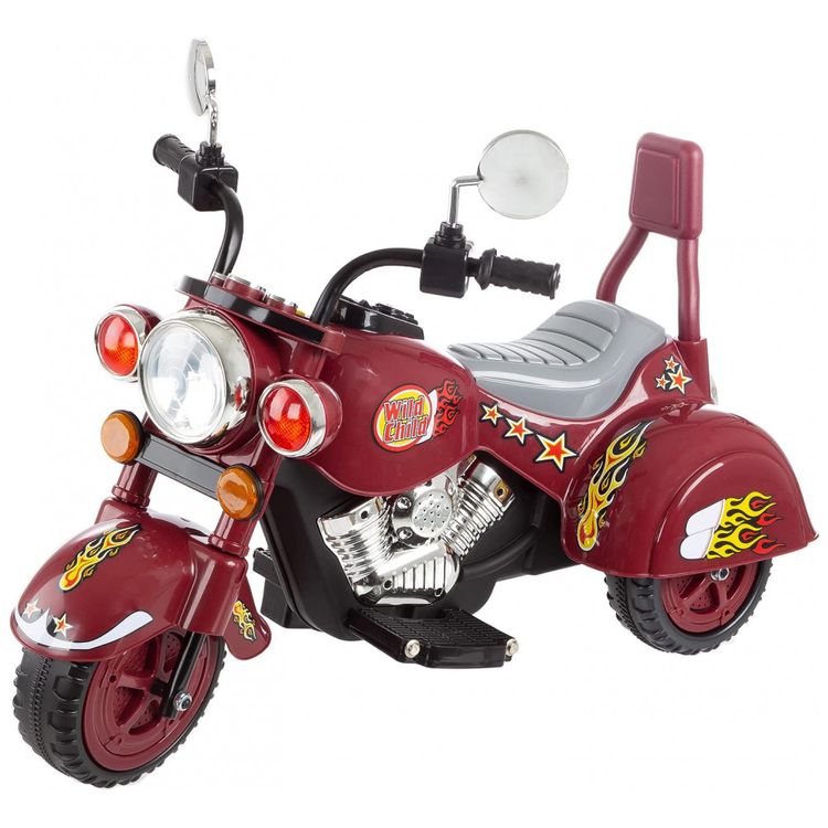 Moto-Eletrica-Infantil-com-Re-e-Farois-Movida-a-Bateria-6V-foto-0