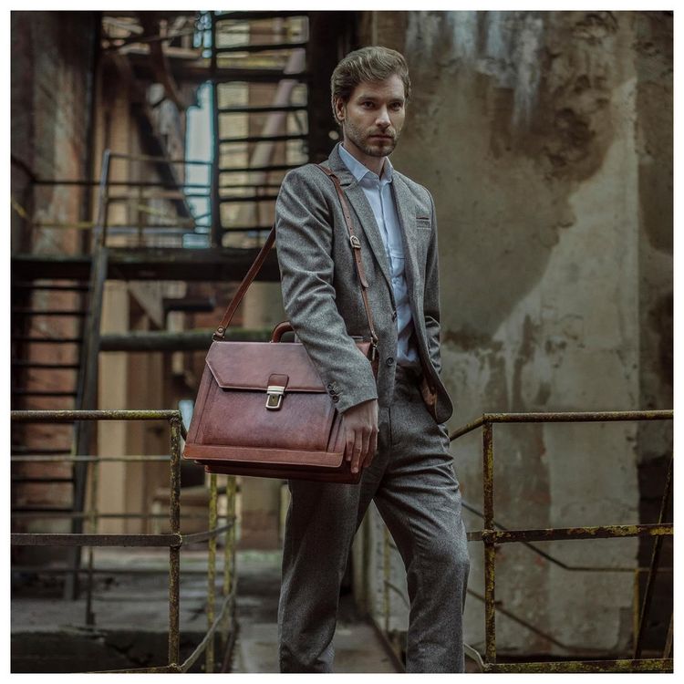 Bolsa-Maleta-de-Couro-Masculina-para-Laptop-TIME-foto-2