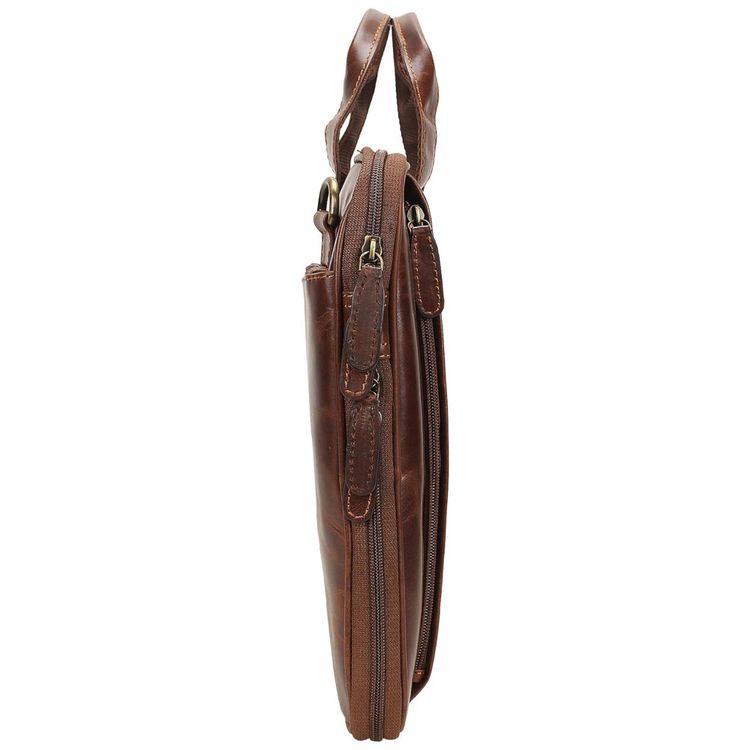 Bolsa-Maleta-de-Couro-Masculina-para-Laptop-PITAARA-Marrom-foto-1
