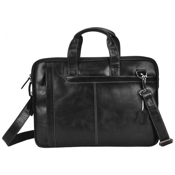 Bolsa-Maleta-Pitaara-de-Couro-Masculina-para-Laptop--Preta-foto-0