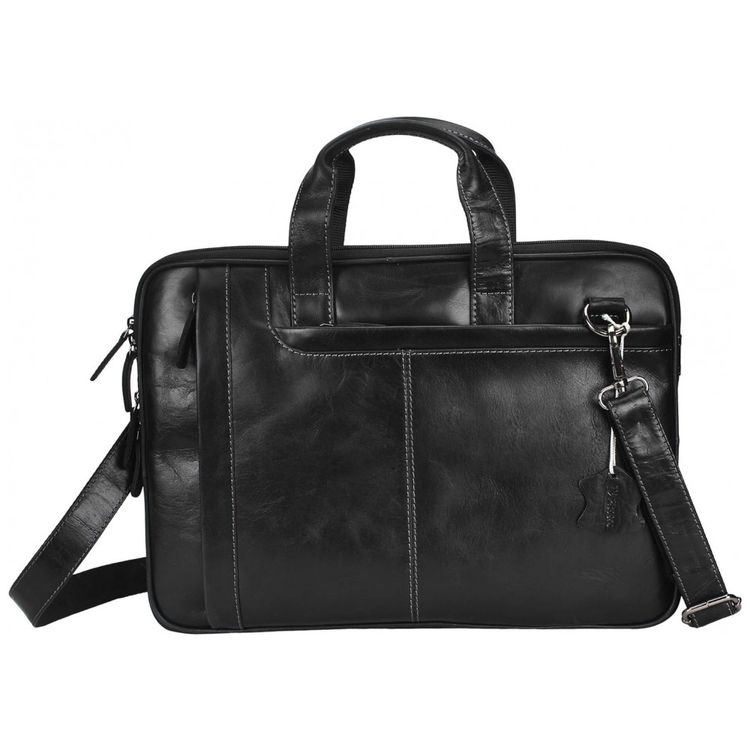 Bolsa-Maleta-Pitaara-de-Couro-Masculina-para-Laptop--Preta-foto-0