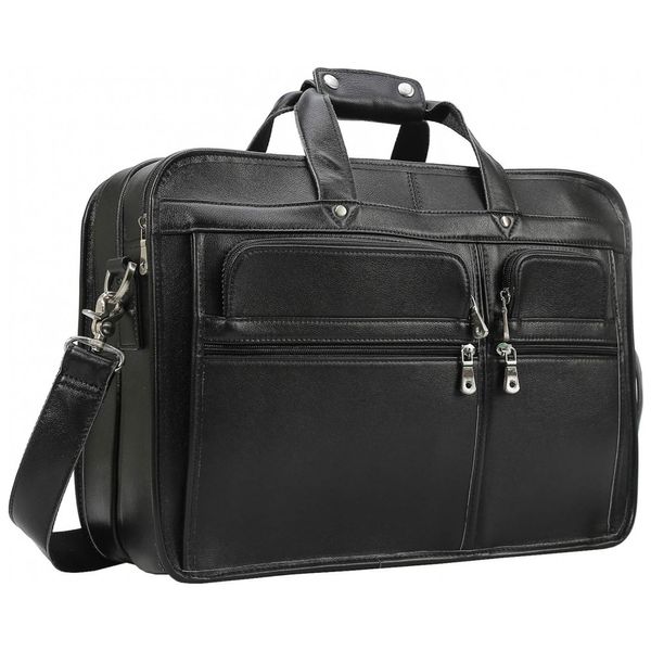 Bolsa-Maleta-de-Couro-Masculina-para-Laptop-TEXBO-Preto-foto-0