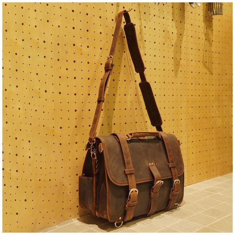 Bolsa-Maleta-de-Couro-Masculina-para-Laptop-POLARE--Cinza-foto-4