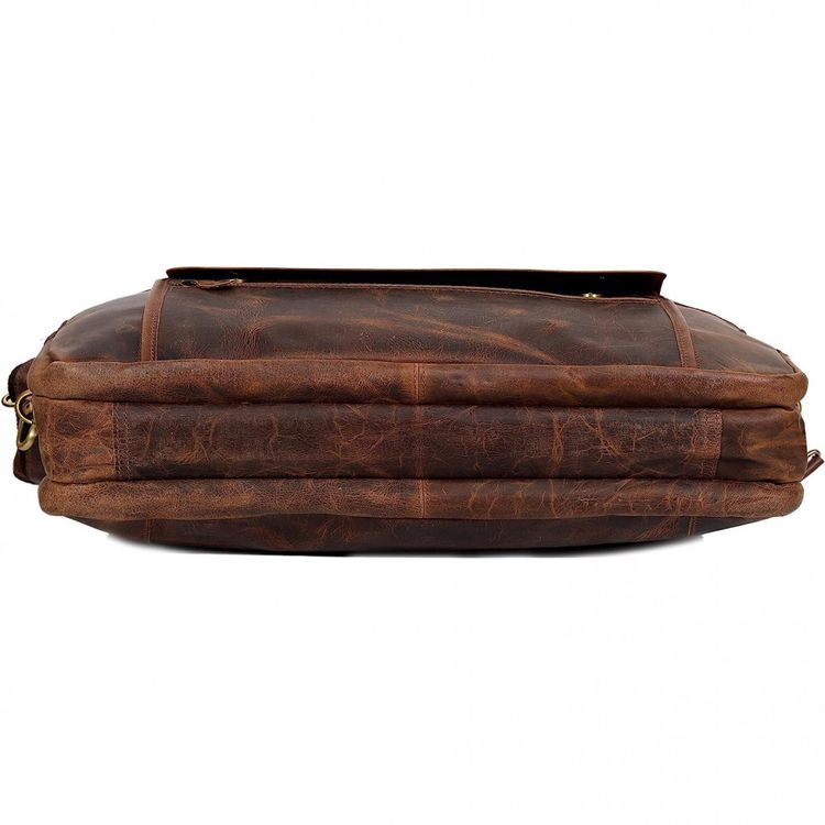 Bolsa-Maleta-de-Couro-Masculina-para-Laptop-HLC-Marrom-foto-5