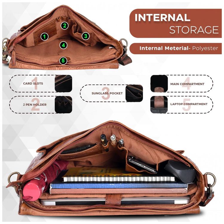 Bolsa-Maleta-Oak-Leathers-de-Couro-Masculina-para-Laptop-foto-1