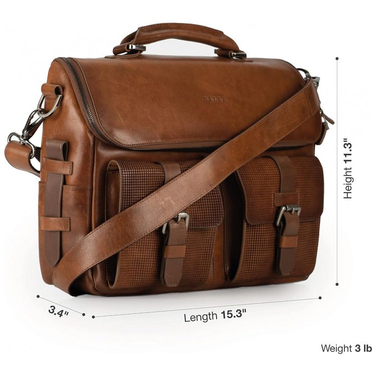 Bolsa-Maleta-de-Couro-Masculina-para-Laptop-VELEZ-Marrom-foto-2