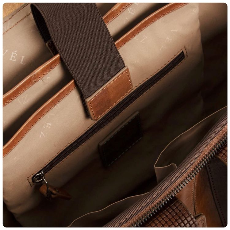 Bolsa-Maleta-de-Couro-Masculina-para-Laptop-VELEZ-Marrom-foto-5