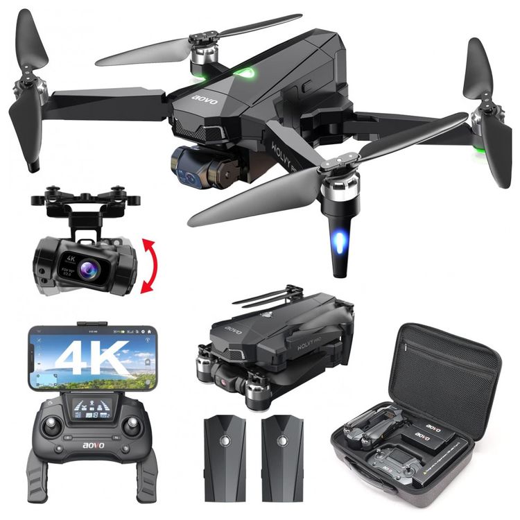 Drone-Aovo-com-Camera-4K-e-Estojo-de-Transporte-Preto-foto-0