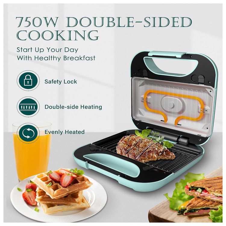 Sanduicheira-Antiaderente-3-em-1-com-Placas-Removiveis-750W-foto-2