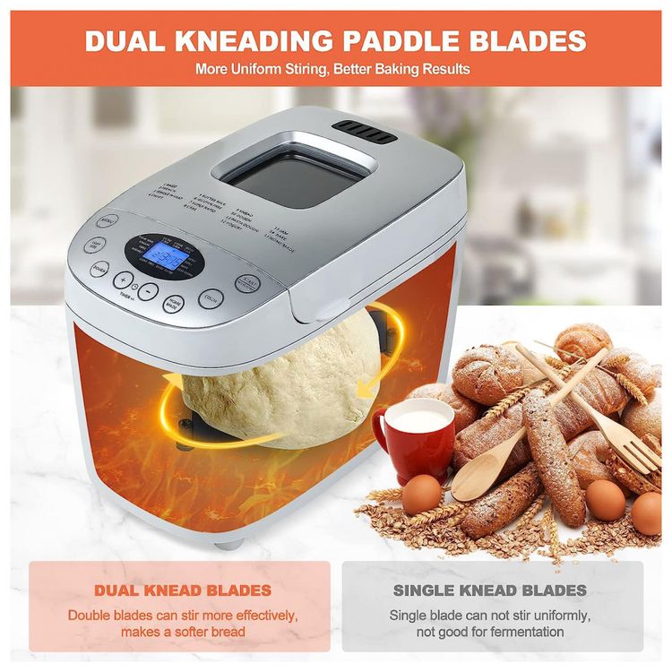 Panificadora-Automatica-15-em-1-ate-15-kg-com-Tela-LCD-e-foto-3