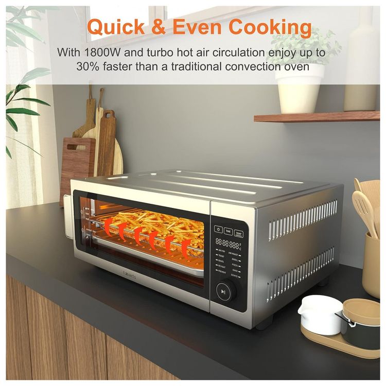 Forno-Eletrico-de-Bancada-FABULETTA-20L-10-em-1-com-Painel-foto-2