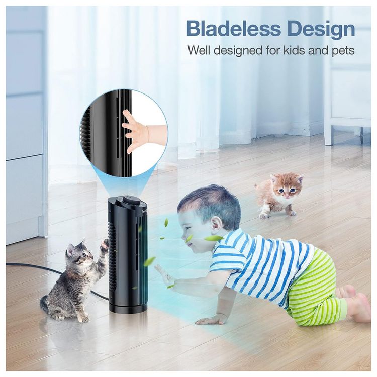 Ventilador-de-Mesa-Portatil-com-3-Velocidades-e-Resfriamento-foto-4