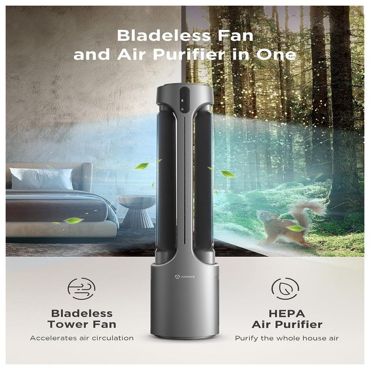 Ventilador-de-Torre-2-em-1-Humidificador-com-Filtro-HEPA-com-foto-1