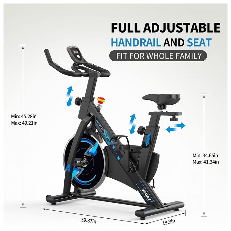 Bicicleta-Ergometrica-P80401-com-Monitor-Digital-e-Assento-foto-1