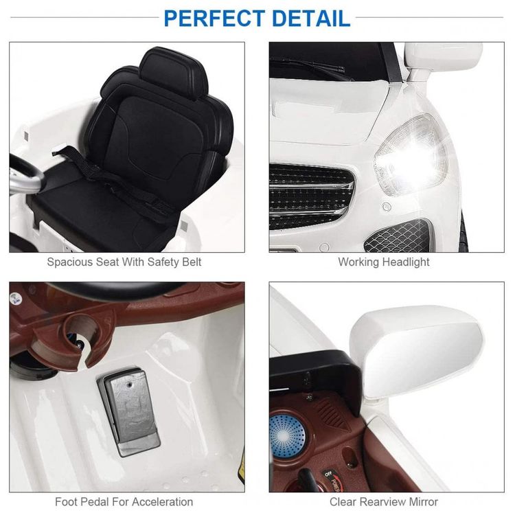 Carro-Eletrico-Infantil-a-Bateria-6V-e-1-Assento-com-2-foto-2