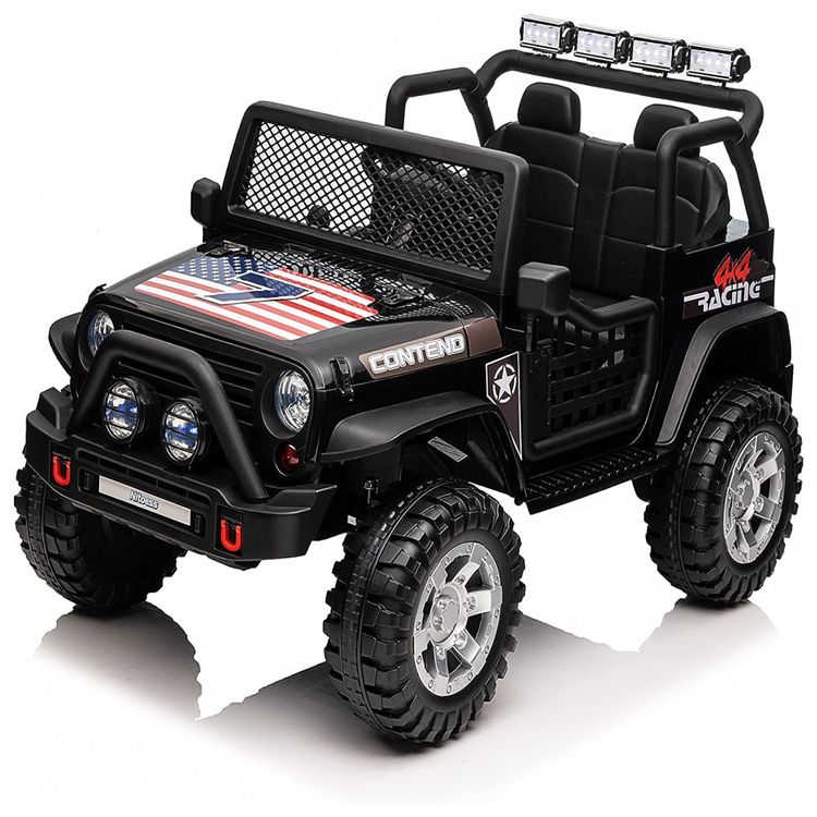 Carro-Eletrico-Infantil-a-Bateria-12V-2-Assentos-com-3-foto-0