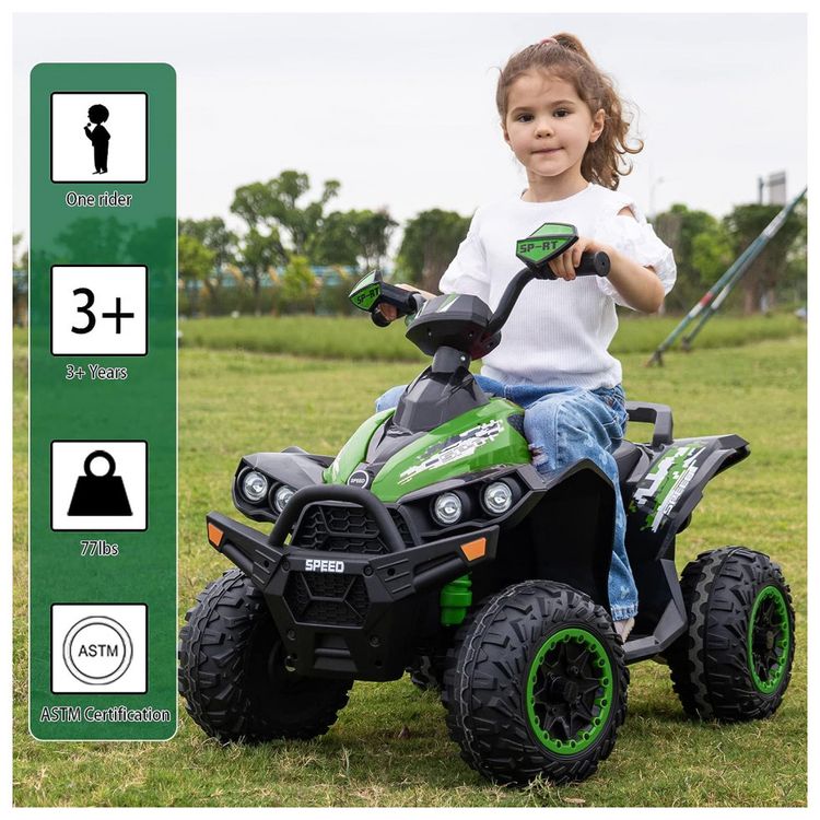 Quadriciclo-Eletrico-Infantil-a-Bateria-12V-com-Farois-LED-foto-5