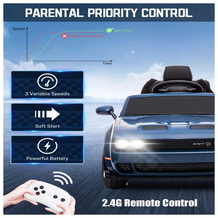 Carro-Eletrico-Infantil-YOFE-a-Bateria-12V-e-1-Assento-com-3-foto-4