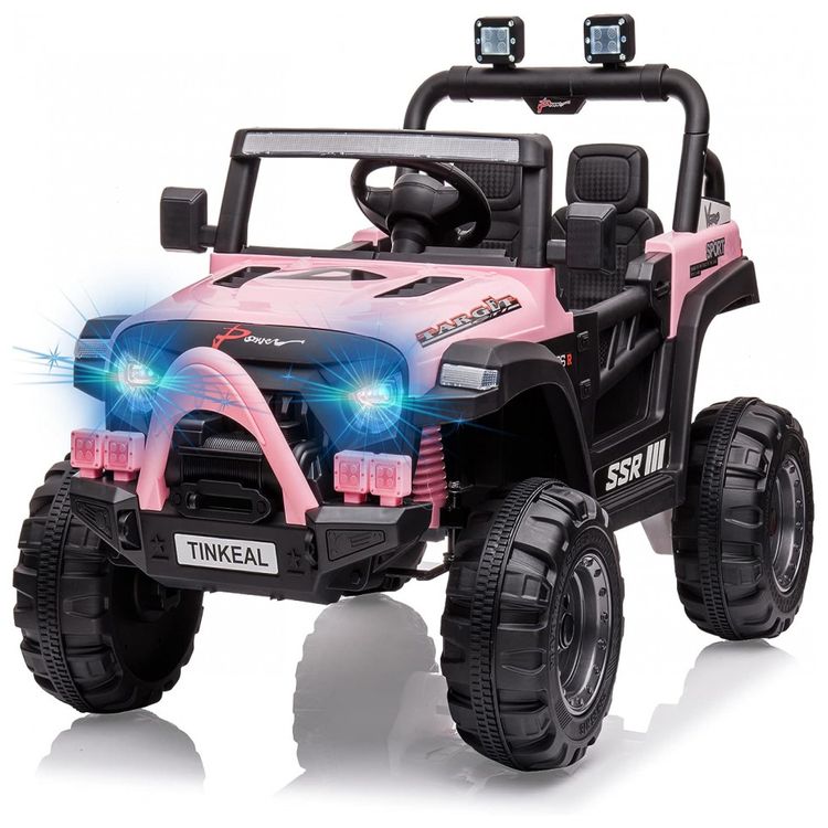 Carro-Eletrico-Infantil-Tinkeal-a-Bateria-12V-2-Assentos-com-foto-0