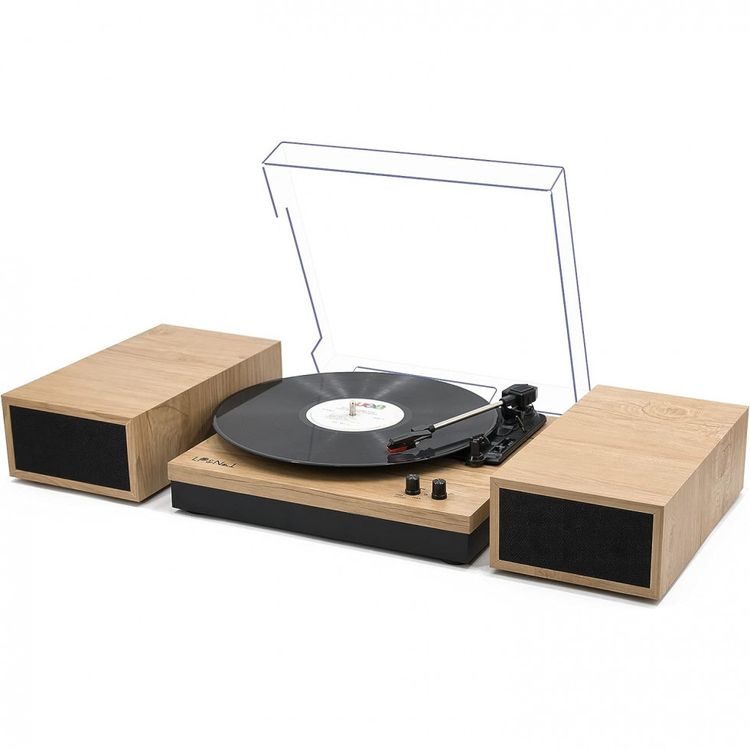 Vitrola-Toca-Discos-Retro-com-3-Velocidades-Bluetooth-e-foto-0