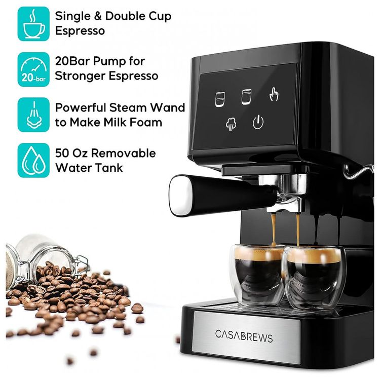 Maquina-de-Cafe-Expresso-CASABREWS-20-Bar-Tanque-de-14-foto-1