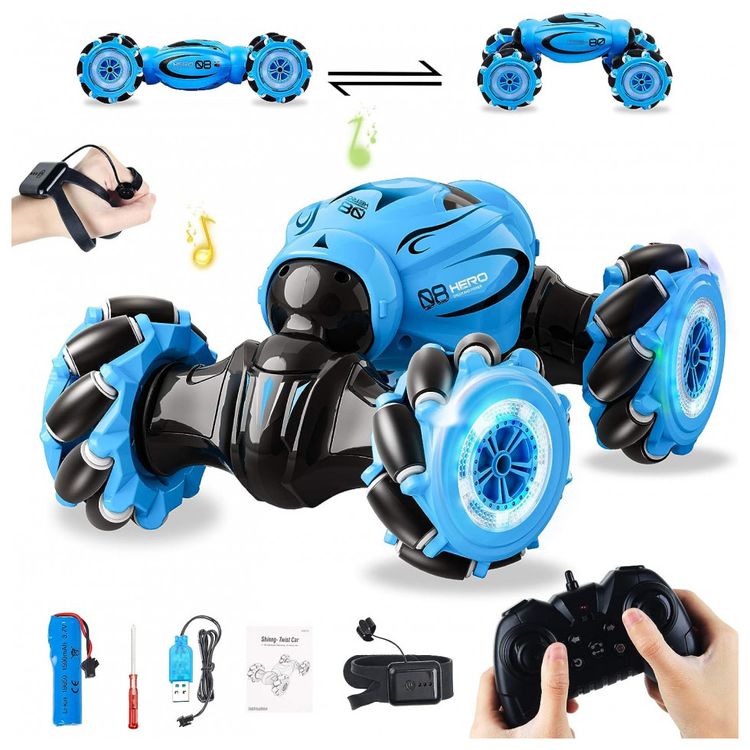 Carrinho-de-Controle-Remoto-com-Sensor-de-Gestos-360-de-foto-0