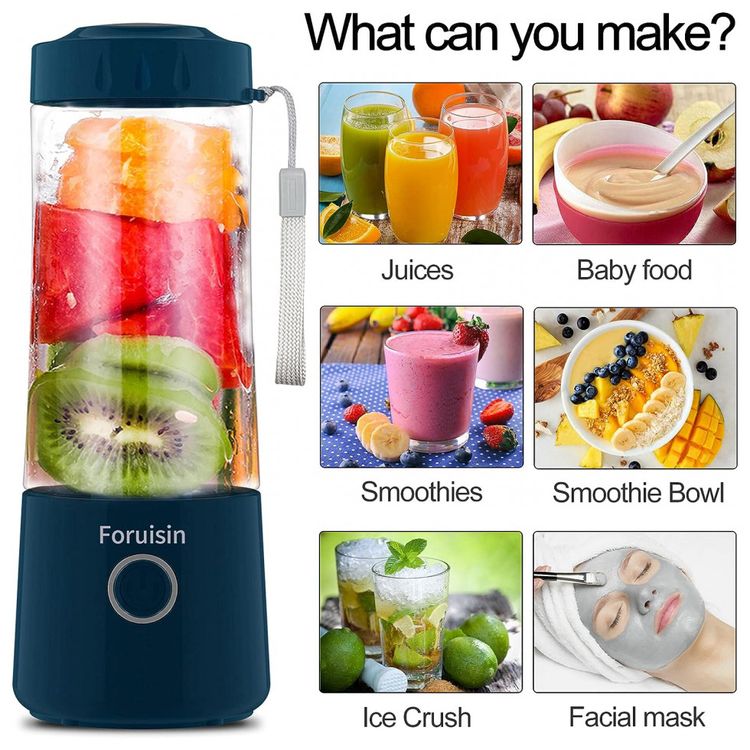 Liquidificador-Portatil-Foruisin-400mL-com-Carregamento-USB-foto-5