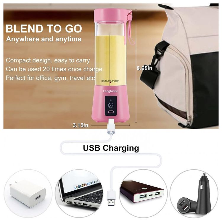 Liquidificador-Portatil-400mL-com-Carregamento-USB-110v-foto-2