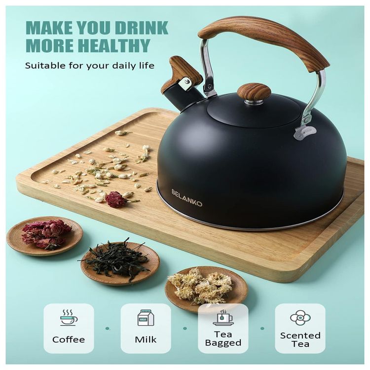 Chaleira-de-Cha-2.3L-em-Aco-Inoxidavel-com-Apito-BELANKO-BE-foto-1